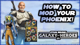 How To Mod Your Phoenix Team in Star Wars Galaxy of Heroes [upl. by Rosabella]