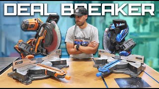 I ALMOST took this Saw Back  RIDGID amp Delta Dual Bevel Sliding Miter Saw Review [upl. by Nylrehs302]