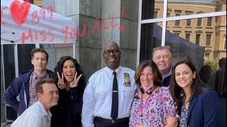 The Cast Say Goodbye To Brooklyn 99  Brooklyn 99 Season 8 Behind The Scenes Week 11 [upl. by Junko]