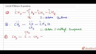 Write structural formula and give their IUPAC names asec Butyl chlorideb Isobutyl chl [upl. by Nyladnor]