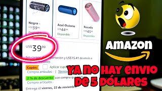 Tarifa plana de Amazon ya no está activa  envío por 5 dólares de Amazon desapareció [upl. by Sonny90]