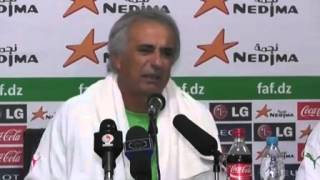 Conférence dAprès match Algérie 20 Libye Vahid Halilhodzic [upl. by Arnuad]