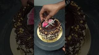 chocolate recipe cake chocoletecakerecipe cakedecoration birthdaycakedecorating [upl. by O'Dell]