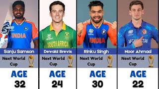 World famous cricketer Age of the next world Cup 2027 [upl. by Ahsikyt]