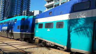 railfanning Santa fe depot feat 587 and lots of coasters [upl. by Lafleur375]