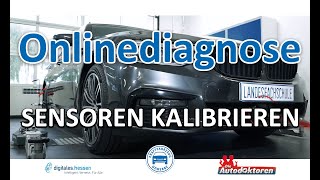 Onlinediagnose  Sensoren kalibrieren [upl. by Lovell]