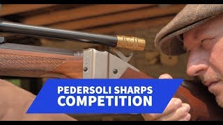 Pedersoli Sharps Competition rifle in 4570 caliber firing test [upl. by Haneehs]