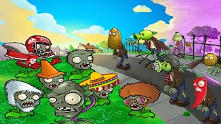 Plants Vs Zombies Zomplants Vs Zombotany Mod Gameplay Survival Roof [upl. by Annay]