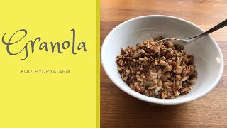 koolhydraatarme granola  koolhydraatarm  keto [upl. by Prendergast218]