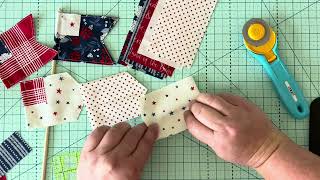 How to sew Mini Fabric Flags [upl. by Chucho]