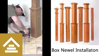 How to install a Box Newel [upl. by Ecyoj]