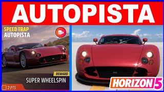 Forza Horizon 5 AUTOPISTA Speed Trap  Car Restriction 1990s UK S1900 [upl. by Mello]