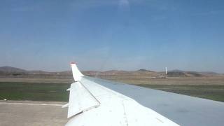 Takeoff with Air Koryo Tupolev Tu204 at Pyongyang [upl. by Cormack339]