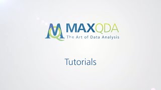 2015 MAXQDA 12 Retrieval amp Export  retrieve your results [upl. by Adnohsel]