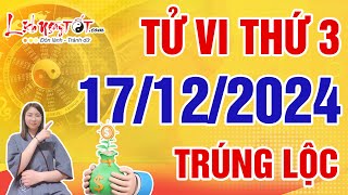 Tử Vi Hàng Ngày 17122024 Thứ 3 Chúc Mừng Con Giáp Dễ Trúng Lộc Lớn Tiền Vàng Tăng Vùn Vụt [upl. by Aedni]