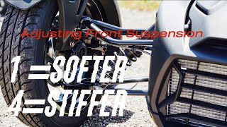 KYB Front Shock Adjustment CanAm Ryker [upl. by Kwasi202]