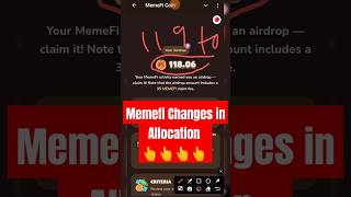 Memefi Changes In Allocation 🚨Memefi New Update Memefi Token Allocation Memefi Airdrop okxwallet [upl. by Delp]