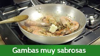 GAMBAS SABROSAS receta sencilla y rápida [upl. by Hamachi]