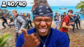 SIDEMEN ULTIMATE HIDE amp SEEK ON AN ISLAND vs 40 YOUTUBERS [upl. by Humbert]