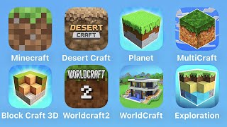 Minecraft Desert Craft Planet Multicraft Block Craft World Craft 2 Exploration Worldcraft [upl. by Ahseik]