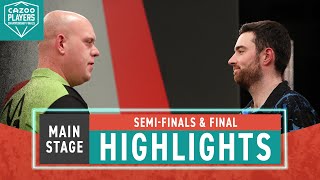 NINEDART BRILLIANCE  SemiFinal amp Final Highlights  2022 Cazoo Players Championship Finals [upl. by Amalee]