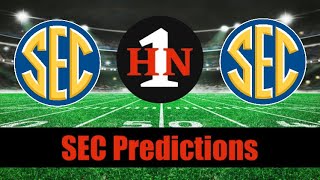 2024 SEC CFB Predictions [upl. by Raveaux]