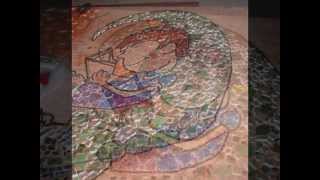 The Great Gator WallMosaic Mural at Gansevoort Elementary School in Rome NY [upl. by Lingwood]