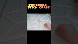 popsicle stick crafts wall decorcraft made with icecream sticks diy subscribe artandcraft [upl. by Omarr]