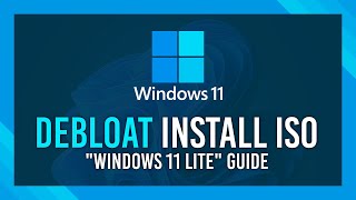 How to install a CUSTOM Windows 11 LITE Debloat ISO  2024 Guide [upl. by Jolanta]