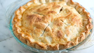 Easy All Butter Flaky Pie Crust Recipe  How to Make Homemade Pie Crust [upl. by Spindell]