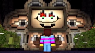 OMEGA FLOWEY BOSS FIGHT Undertale in Minecraft [upl. by Olivette]