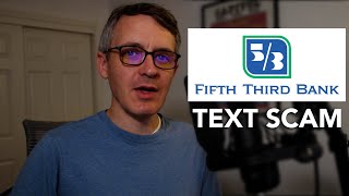 Fifth Third Bank Alert Text Scam Explained [upl. by Ahsoyek]