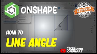 Onshape How To Line Angle [upl. by Akimal446]