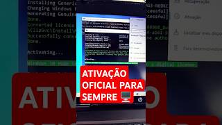 Quick and easy Windows activation Ativação do Windows simples e fácil Windows PC notebook [upl. by Hna]