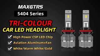 5404 Series TriColor Car LED Headlight [upl. by Gaby]