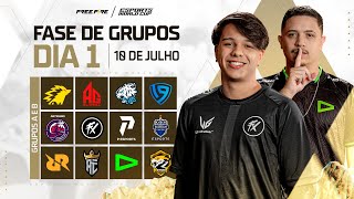 EWC FREE FIRE  RODADA 1  COPA DO MUNDO DE ESPORTS 🏆 FREEFIRE [upl. by Aseefan]