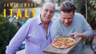 Jamie Cooks Italy  Pizza Acquapazza Pasta and Roasted Lamb [upl. by Stultz]