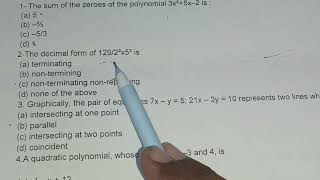 THE DECIMAL FORM OF 1292²× 5²  WITHOUT ACTUAL DIVISION TEEL TERMINATING OR NON TERMINATING [upl. by Brittany]