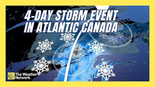 Power Outages amp Travel Advisories As Winter Storm Barrels Through Atlantic Canada [upl. by Angela]