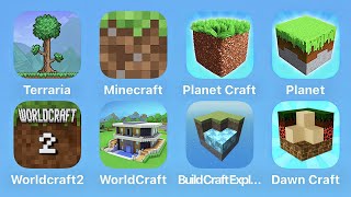 Terraria Minecraft Planet Craft Planet World Craft 2 Block Craft Exploration Dawn Craft [upl. by Tamas]