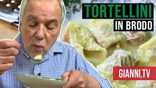 Tortellini in Brodo Italian recipe Giannis North Beach [upl. by Heathcote]