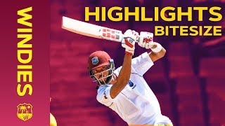 Windies vs India 1st Test Day 4 2019  Bitesize Highlights [upl. by Jamin]