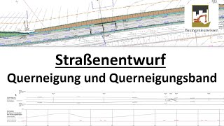 Alles wissenswerte zu Querneigung  Querneigungsband  Straßenentwurf [upl. by Sammie738]