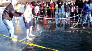 Naknek Alaska  Penguin Dip Winter Fest [upl. by Yelik]