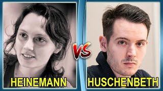 GM Huschenbeth vs WGM Heinemann  Fairplay Blitz Open [upl. by Eiclud]