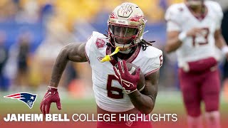 Jaheim Bell College Highlights FSU TE  New England Patriots 2024 NFL Draft Pick [upl. by Aneleasor]