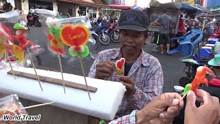 An Artist at Work Handmade Candy on The Side of The Road [upl. by Eeram792]