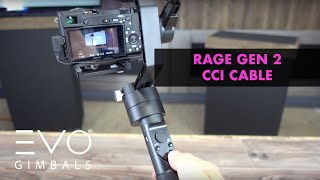 CCI Control Cable Setup for Sony amp Panasonic Cameras  EVO Gimbals Rage amp RageS Camera Stabilizers [upl. by Theola]