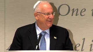 Israeli President Reuven Rivlin Addresses American Rabbis  UJAFederation NY [upl. by Lyckman738]