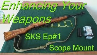 How To Install SKS Receiver Cover Scope Mount w Rail EASY Enhancing Your Weapons SKS Ep1 [upl. by Jollenta]